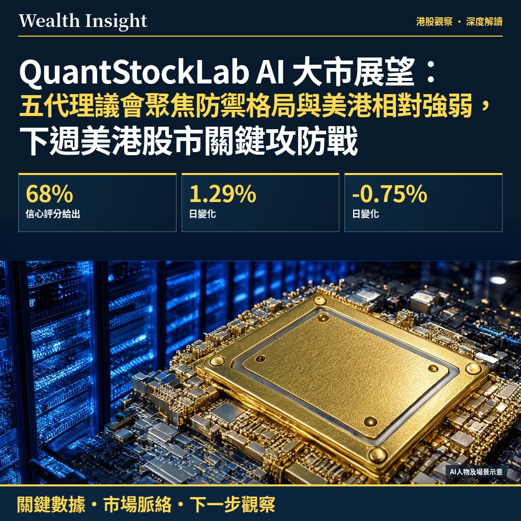 QuantStockLab AI 大市展望:五代理議會聚焦防禦格局與美港相對強弱,下週美港股市關鍵攻防戰